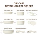 Cookware Set Series 11 PCS Detachable Cookware Set