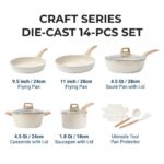 CRAFT SERIES 14-PCS Premium Non-stick Cookware Set｜CRAFT SERIES