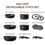Cookware Set Series 11 PCS Detachable Cookware Set