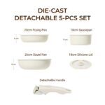 Cookware Set Series 5 PCS Detachable Cookware Set