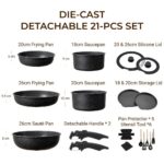Cookware Set Series 21 PCS Detachable Cookware Set