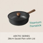 ARCTIC SERIES 28 CM Premium Non-stick Sauté Pan with Lid