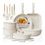 Cookware Set Series 20 & 23 PCS With Grill Pan Detachable Cookware Set
