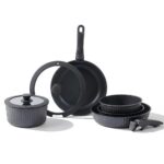 Cookware Set Series 11 & 17PCS Ribbed Detachable Cookware Set