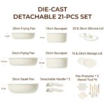 Cookware Set Series 21 PCS Detachable Cookware Set