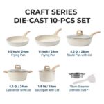 CRAFT SERIES 10-PCS Premium Non-stick Cookware Set｜CRAFT SERIES